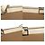 Valextra Bicolor Leder Tote Bag Beige Roh - Ansicht 9