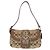 Bolsa Coach Signature One-Shoulder Bag Marrom Bege