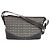 Bolsa de Ombro Mini Signature Coach Marrom Preto