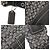Bolsa de Ombro Mini Signature Coach Marrom Preto - vista 9