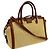 Autre Marque Saint Laurent Monogram Cabas Downtown Straw Baby Beige - vista 2