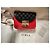 Furla Metropolis Mini Borsa Pelle Rossa e Broccato Nero Rosso - vista 11