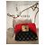 Furla Metropolis Mini Borsa Pelle Rossa e Broccato Nero Rosso - vista 4