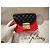 Furla Metropolis Mini Borsa Pelle Rossa e Broccato Nero Rosso - vista 7