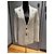 Céline Celine Pinstripe Wool Blend Blazer Black Beige - view 2