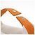 Hermès Hermes Bride à Black GM Handbag Pouch Beige Orange - view 6