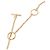 Hermès Colar Hermes Mini Maillon PM 100053FO Preto Dourado - vista 4