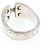 Hermès Hermes Mexico Silver Band Ring Silvery - view 3