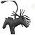 Hermès Rodeo Accessory Bag Charm PM Schwarz - Ansicht 2