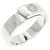 Anillo alianza Cartier en oro blanco 18K