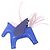 Hermès Hermes Rodeo Pegasus Bag Charm Azul - vista 2