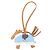 Hermès Rodeo Robeo Plush Accessory Bag Charm PM Blau
