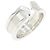 Anel Cartier C2 Small em ouro branco Dourado