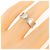 Anel Cartier C2 Small em ouro branco Dourado - vista 4