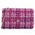 Cartera con cadena Chanel AP0250 Negro Rosa Azul marino