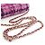 Cartera con cadena Chanel AP0250 Negro Rosa Azul marino - vista 6