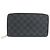 Portafoglio lungo Louis Vuitton Damier Graphite Nero Damier ebene