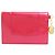Bulgari Bvlgari Serpenti Forever Tarjetero de piel charol rosa - vista 3