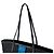 Tote Sac cabas Prada en nylon et velours Noir Bleu - vue 10
