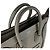 Céline Borsa a tracolla in pelle Celine Luggage Nano Shopper Grigio - vista 11