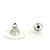 Chanel Ladybug Stecker-Ohrringe in Rot und Gunmetal Metallisch - Ansicht 6