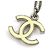 Chanel Coco Mark Halskette Silber Aus weiß - Ansicht 6