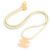 Collana Chanel Coco Mark Rosa Beige - vista 2