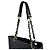 Sac à épaule Chanel en cuir de veau grainé noir - vue 10