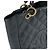 Sac à épaule Chanel en cuir de veau grainé noir - vue 7