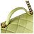 Bolsa de ombro Chanel em verde e amarelo - vista 11
