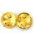 Boucles d'oreilles clips Chanel Gold Doré - vue 7