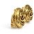 Chanel Gold Clip-Ohrringe Golden - Ansicht 2