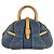 Bolsa Christian Dior usada Marrom Azul marinho