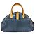 Bolsa Christian Dior usada Marrom Azul marinho - vista 3