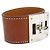 Hermès Pulsera Hermes Kelly Dog Castaño Plata - vista 2