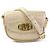 MCM Gold Embossed Leather Shoulder Bag Golden