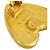 Chanel CC Hearts Clip On Metal Golden - view 4