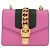Gucci Sylvie Chain Leather Mini Pink