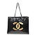 Labial Chanel Open Patent Vinyl Large Negro