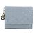 Christian Dior Lady Lotus Tri-Fold Geldbörse Blau