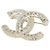 Broche Chanel AB7765 Dourado e Transparente