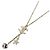 Collar Chanel ABC119 Negro Dorado