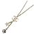 Collar Chanel ABC119 Negro Dorado - vista 3