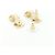 Chanel Gold Stecker-Ohrringe ABH472 Golden - Ansicht 3