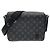 Louis Vuitton Monogram Eclipse District PM Schultertasche Schwarz