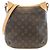 Louis Vuitton Monogram Odeon PM Shoulder Bag Brown