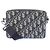 Borsa a pochette con zip Christian Dior Dior DIOR in jacquard Oblique Nero Beige - vista 3