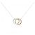 Autre Marque Collier Tiffany & Co. 1837 Interlocking Circle