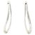 Autre Marque Pendientes de aro Tiffany Open Heart - vista 2