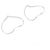 Autre Marque Pendientes de aro Tiffany Open Heart - vista 3